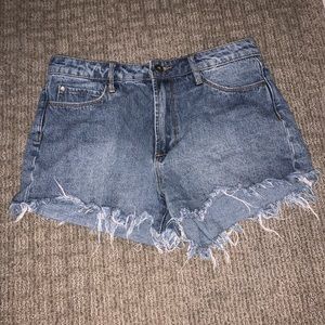 Denim shorts